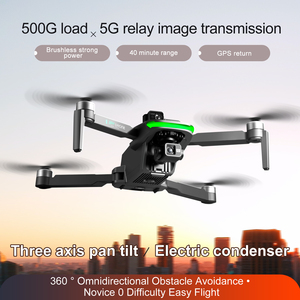 S155迷你可折叠专业无人机高品质4k摄像机6千米范围500克负载避障初学者塑料遥控器 - Product Image 6