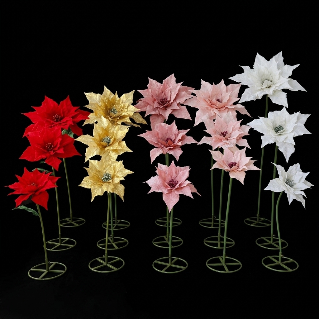 LF-006-2 Christmas Flower, 80cm diameter