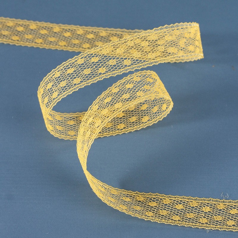 Jaune moutarde-1,7 cm, 50 ans par rouleau