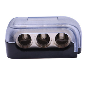 <strong>4</strong> Way Power Distribution Block <strong>1</strong>/0 Gauge X 3 in <strong>4</strong> Gauge X <strong>4</strong> Out Power/Ground <strong>Distributor</strong> for Car Audio Amplifier Splitter - Product Image 5
