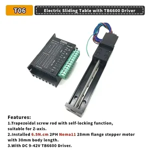 Mini T-type Sliding Rail lineare Rail Stage Nema11 28mm Stepper Motor Driver Kit per XYZ Axis CNC 3D stampante - Product Image 2