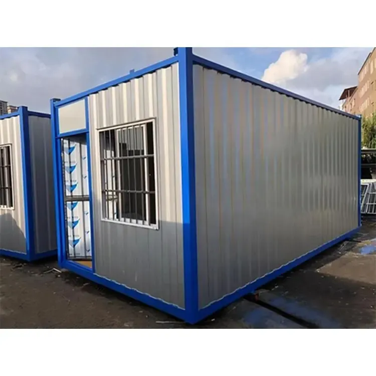 20ft Steel Structures Folding Living Prefab Modular Homes Portable Stackable Foldable Construction Container House
