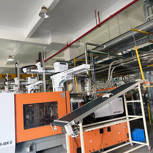 Máquina de moldeo por inyección de plástico automática de alta calidad 750 con manipulador de brazo de Robot oscilante - Product Image 6