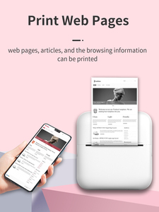 Mini Pocket Thermal Printer Receipts Notes Lists Label <strong>Memo</strong> QR <strong>Codes</strong> Android or IOS APP BT Wireless Smart Printer - Product Image 3