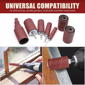 28pcs-set 40sets-carton 2 "dài gốm chà nhám trống & tay áo đặt khoan Báo Chí trục chính trục gá Rolls cho mài - Product Image 4