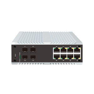 <span class=keywords><strong>6</strong></span>-poorts beheerde industriële Ethernet fiber switch Gigabit SFP DIN-rail PoE 48V SNMP QoS 10/100/1000M netwerkswitch - Product Image 1