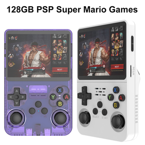 PSP PS1 R36Sビデオハンドヘルドゲームパッドコンソール3.5インチカラーディスプレイ画面レトロクラシックマリオゲーム64GB - Product Image 3