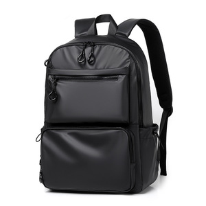 奢华高品质防水防盗背包时尚字母图案笔记本包带携带系统 - Product Image 1