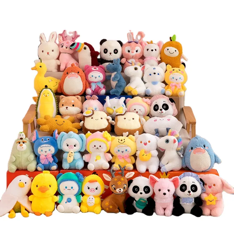 Factory claw machine toys plush 20cm For Grabber Machine Plush Doll Vending Machine Animal Plush Hanging Toy