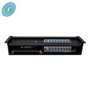 Caja de distribución de energía eléctrica, CC-48V, 1/2 PDU, entrada, 10 salidas, 19 pulgadas