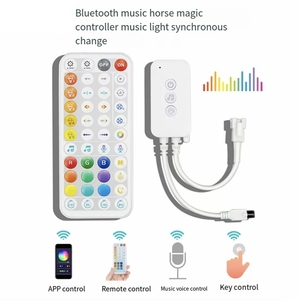 Инфракрасный 44-клавишный Bluetooth Красочный музыкальный контроллер RGB IC пульт дистанционного управления для 1903, 1914 адресной полосы света DC 5-24V - Product Image 4