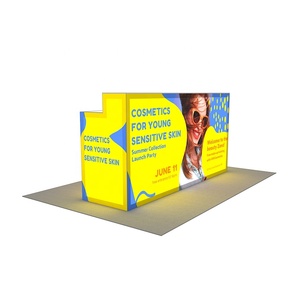 LED Light Backlit Aluminum SEG Frame <strong>Step</strong> <strong>Table</strong> Promotion Stand Acrylic Advertising Trade Show <strong>Display</strong> Exhibition <strong>Counter</strong> - Product Image 3