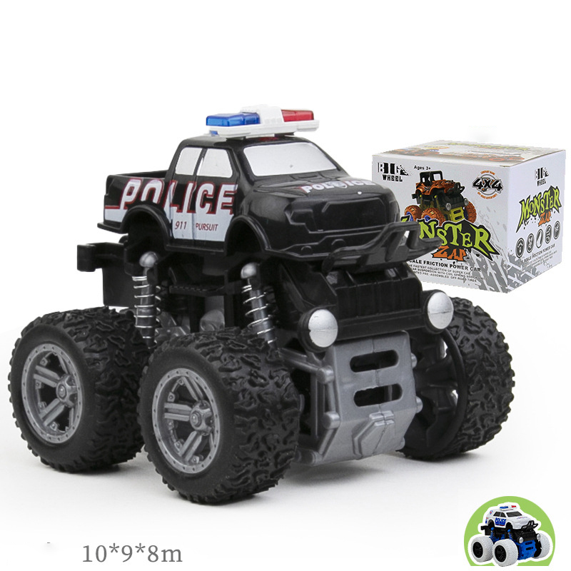 Boîte couleur voiture de police