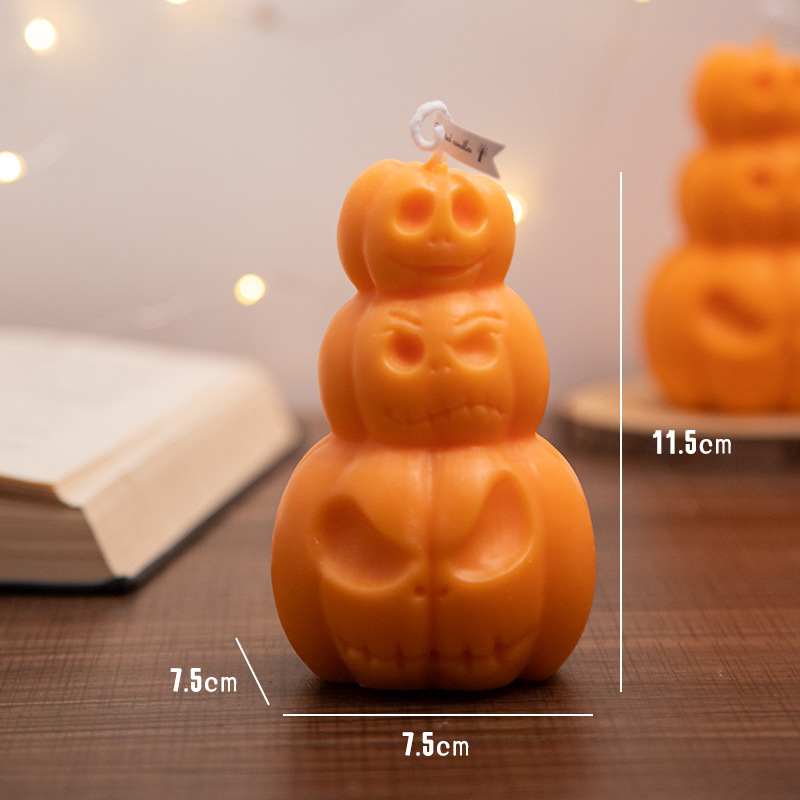 Orange Triple Chain Pumpkin