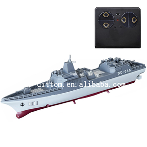 1:890 4CH 2.4G Highly Detailed RC Micro Cruiser Frigate Naval Destroyer <strong>Battleship</strong> Model <strong>Toy</strong> for Kids - Product Image 1