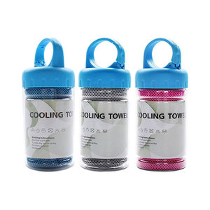 Kırmızı polka dot özel baskılı yaz spor soğuk duygu buz havlu - Product Image 2