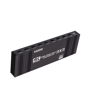 2025新型C型输入4K 1080P 3x3，适用于HDMI DVI电视视频墙控制器处理器1x2x1x4x3 2x1 3x1 4x1视频铝合金 - Product Image 6