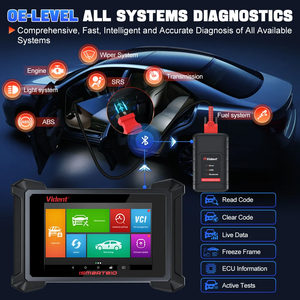 VIDENT ISMART810 strumenti di diagnostica per auto tutto il sistema 40 + Reset Test attivo ECU codifica chiave di programmazione OBD2 Scanner può FD DoIP - Product Image 4
