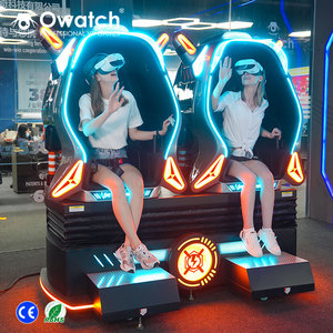 2 CHỖ NGỒI 9D VR ghế điên <span class=keywords><strong>Robot</strong></span> hình dạng VR 9D thực tế ảo mô phỏng owatch - Product Image 1