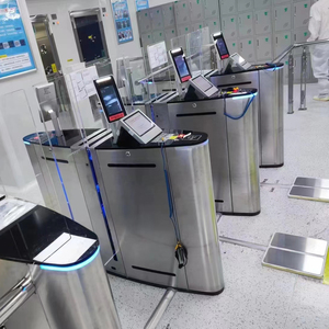 Esd Anti-statico pedone scorrevole barriera Rfid lettore di schede di controllo di accesso automatico completo di sicurezza cancello scorrevole del tornello - Product Image 1