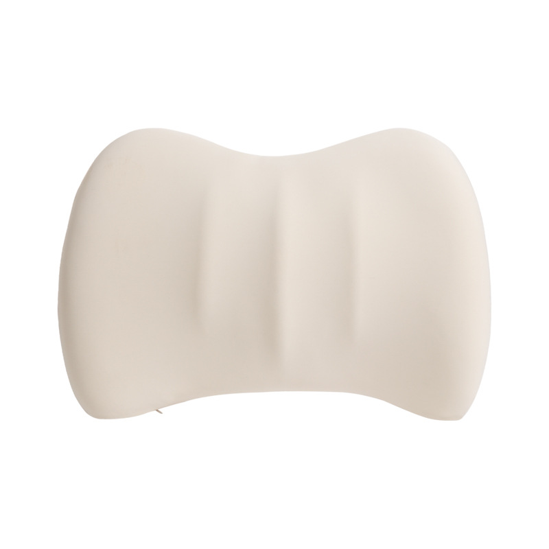 Simple memory foam lumbar support, beige