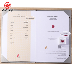 Redleaf takı yakut değerli taşlar Lab oluşturulan yakut satmak GRC sertifikası yastık kesim lab yetiştirilen kırmızı yakut karat fiyatı başına - Product Image 6