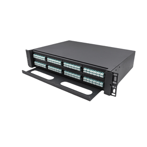 High-Density MPO-LC Cassette 2U Rackmount Fiber Shelf with 4 Slots Optical Drawer for Data Center for POE and 3G <strong>Networks</strong> - Product Image 4