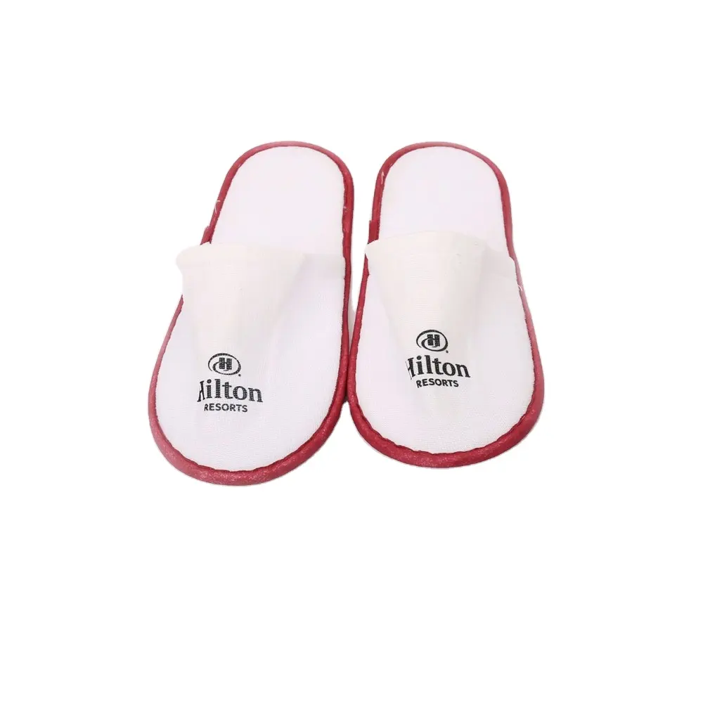 Customize colored sublimation printing slippers for motel nylon slipper