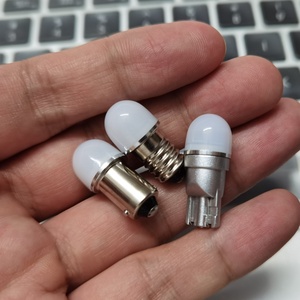 LED minyatür ampuller E10 vida tabanı 1W 6.3V 3SMD LED yedek ampuller sütlü kapak ile tilt makinesi ampul gösterge lambası - Product Image 4