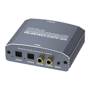New Best Enough StockDigital to Analog Converter Toslink Coaxial <strong>Input</strong> to Analog <strong>RCA</strong> Stereo R/L <strong>Output</strong> Audio Adapter With 3.5mm Jack for - Product Image 3