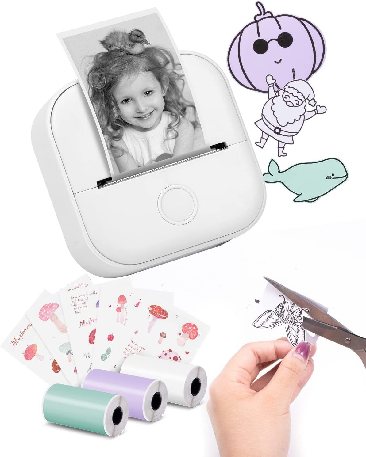 White gift box (including white, green and purple consumables)