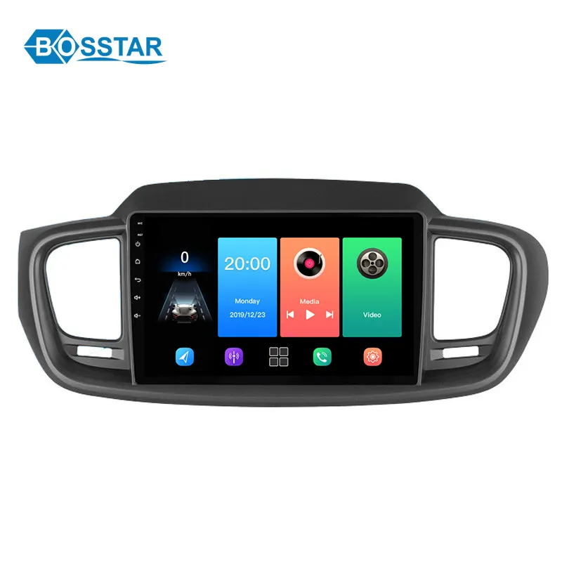 Bosstar Android Car Stereo AudioRadio Navegación GPS para automóvil para KIA Sorento 2015 Car Multimedia DVD Player