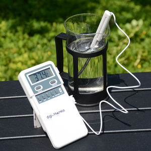 WT-2 Max Min Hand Held Digital <strong>Thermometer</strong> <strong>with</strong> Metal Probe Temperature <strong>Memory</strong> for HVAC Kitchen - Product Image 3
