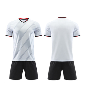 Yeni tasarım ucuz özel futbol forması yüksek kaliteli nefes kişiselleştirilmiş takımlar için özel futbol forması Set - Product Image 6
