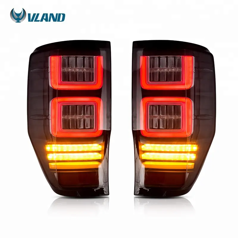 VLAND ไฟท้าย LED สำหรับ Ranger,อุปกรณ์เสริมสำหรับรถยนต์ไฟท้าย2015สีควันบุหรี่สำหรับไฟท้าย Ranger