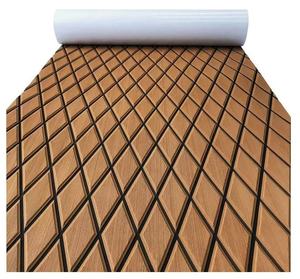 Melors nhà máy trực tiếp chống UV dính không thấm nước Marine sàn Faux tấm gỗ tếch thuyền du thuyền Pe/EVA bọt decking - Product Image 1