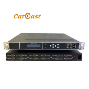 Catcast 24 canales RCA CVBS ASI entrada a ASI IP SD MPEG2 codificador RCA CATV Digital Video CVBS codificador - Product Image 1