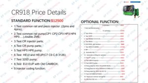 CR918すべてのコーディング機能ディーゼルインジェクターポンプテストベンチ - Product Image 3