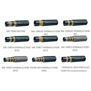 高圧3/8 1snブレード油圧ホースパイプSae100r1En853圧力工業用燃料油ホース油圧継手およびホース
