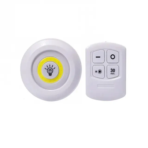 Avlu restoran banyo için zamanlayıcı ve kablosuz uzaktan kumanda COB LED gece lambası - Product Image 4
