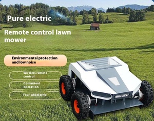 Automatic Single Cylinder Lawn Mower <strong>Robot</strong> with Remote Control Adjustable Forward Speed - Product Image 3