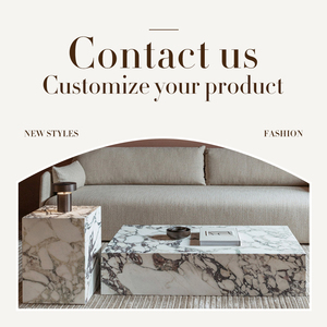 Thiết kế mới calacatta Viola Đá Cẩm Thạch Bàn cà phê vòng màu tím Bảng đồ nội thất nhà calacatta Viola đá cẩm thạch bảng bên - Product Image 5