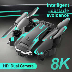 S6 8K กล้องคู่พับได้ FPV Quadcopter เด็ก WIFI G6เครื่องบิน RC เฮลิคอปเตอร์ของเล่นพร้อมคุณสมบัติเลี่ยงสิ่งกีดขวาง - Product Image 3