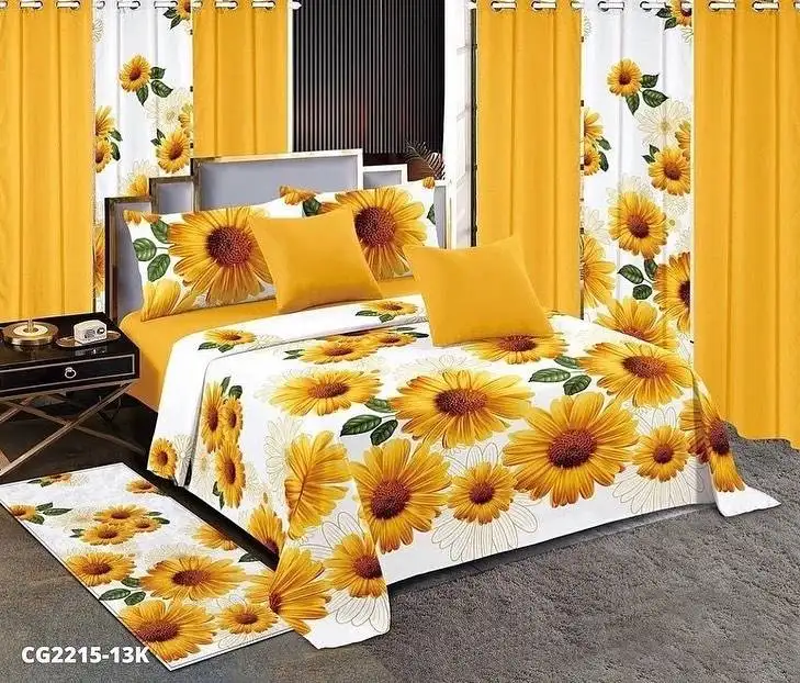 Cortinas de janela, cortinas de janela, quarto, flores de luxo, cortinas, conjunto para sala de estar, almofada de luxo, capa com lençol