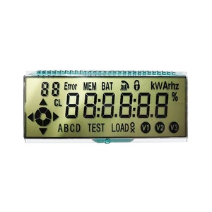 Display Lcd personalizzato verde 7 segmento 6 cifre metro schermo Lcd