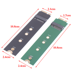 M2ตัวเชื่อมต่ออะแดปเตอร์ SSD,M.2 NGFF SATA SSD Adapter Raiser Riser Card สำหรับ Apple 2010 2011 2012 - Product Image 3