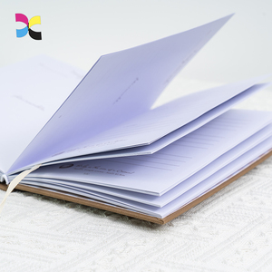 Copri lino Planner quotidiano taccuino cucito legante stampa Offset Art carta Kraft cartone prodotto Premium per organizzazione - Product Image 4