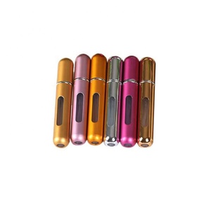 5 ml tragbare <span class=keywords><strong>Mini</strong></span>-Parfüm-Füllflasche für Reisen Zerstäuber Aluminium-Spray-Parfümflasche leere Kosmetikbehälter - Product Image 6