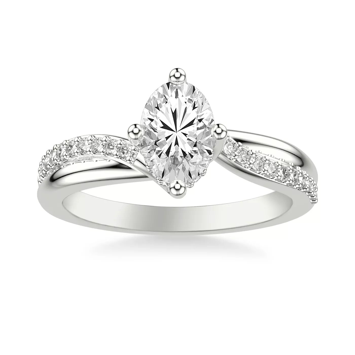 Or blanc 10K