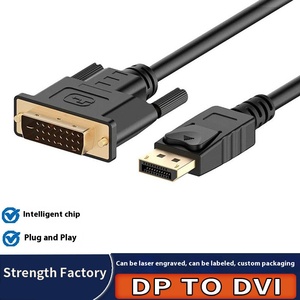 Di alta qualità 1.8m placcato oro DP a DVI24 + 1 cavo adattatore, display a DVI scheda grafica cavo di conversione per Monitor Casting - Product Image 6